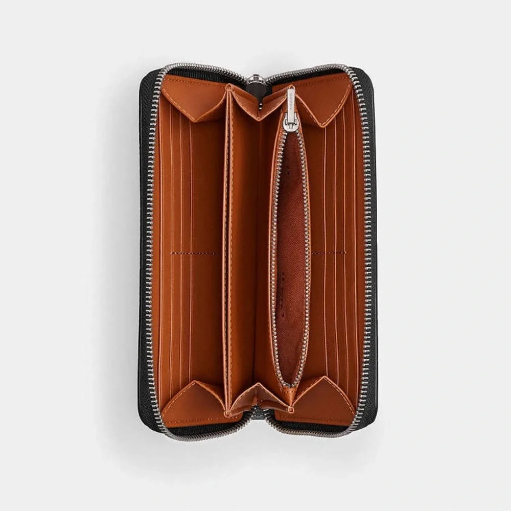 Coach Disney X Coach Essential Accordion Zip Black Wallet